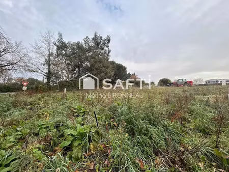 vente terrain 397 m² à moutiers-les-mauxfaits (85540)  57 500 €