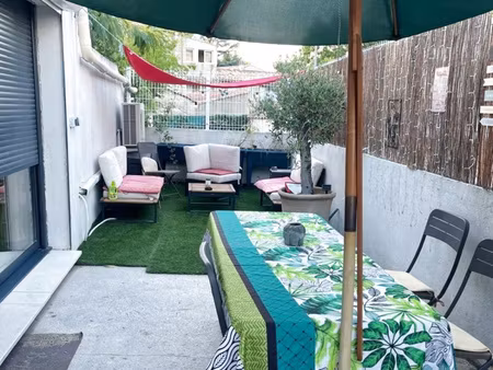 rénové en 2024 - appart - maisonnette t3 de 51 m² sans voisin dessus ou dessous  terrasse 