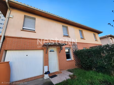 maison toulouse  4 pièces  jardin  garage