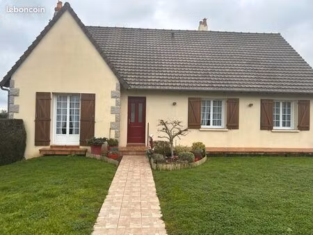 maison 5 pièces – 100 m² – centre fresnay-sur-sarthe - grand terrain
