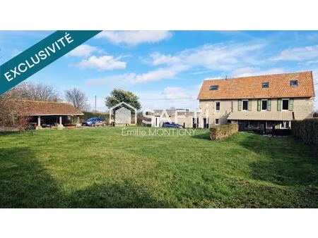 propriété en pierre -maison + appartement -233m2 - 4 à 7 chambres à 1 minute de merville f