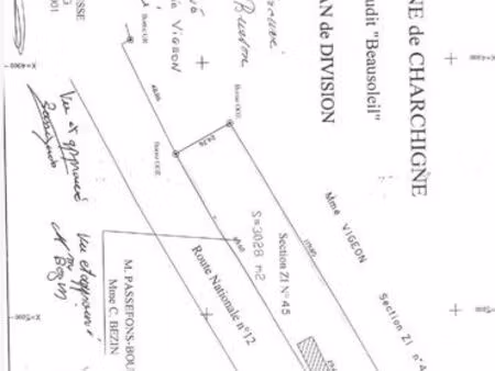 terrain à la campagne