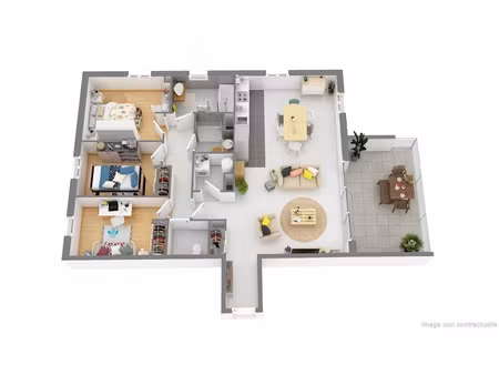 location appartement 4 pièces 92 m² à saint-pierre-d'oléron (17310)  1 045 €