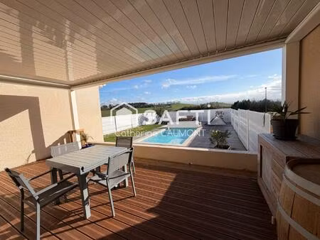 maison familiale  4 chambres  garage  piscine