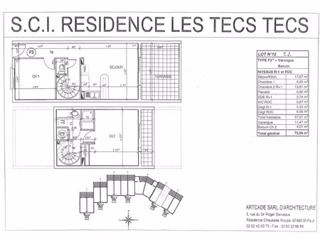 t3 loué bois de nefles