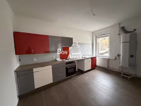 appartement f4 90m2 à louer à auboué