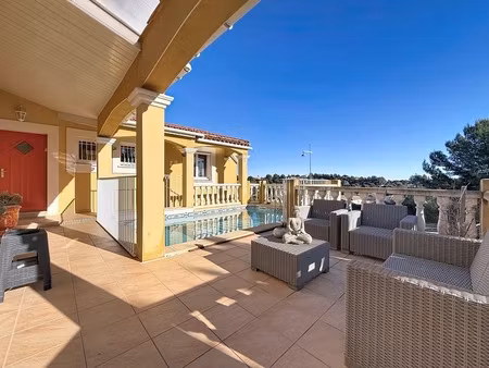 maison à vendre 7 pièces 166 m2 juvignac (34) fontcaude - terrasse / piscine - double gara