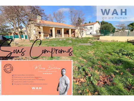 vente villa 4 pieces 34230 plaissan