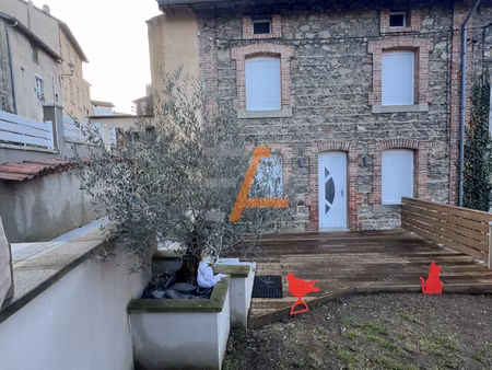 charmante maison de village en pierre avec terrain et terras