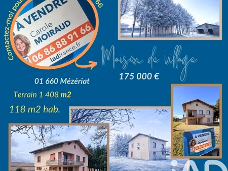 vente maison de village 4 pièces