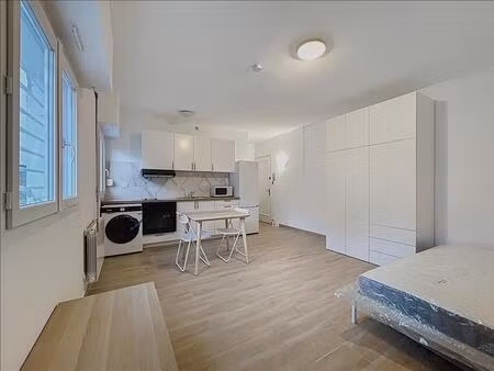 appartement - rdc - 27 m2 - 1 pièce - meublé