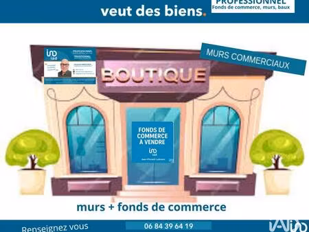 vente boutique/local commercial 50 m²