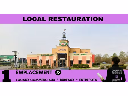 opportunité rare - restaurant clé en main   zac saint-maximin / creil