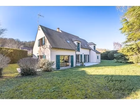 maison à vendre 8 pièces guerville (78) 185m²- 4 chambres- garage-terrain 1456m²