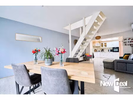 maison de ville 120 m2 3 chs + terrasse jardin moulin des loups