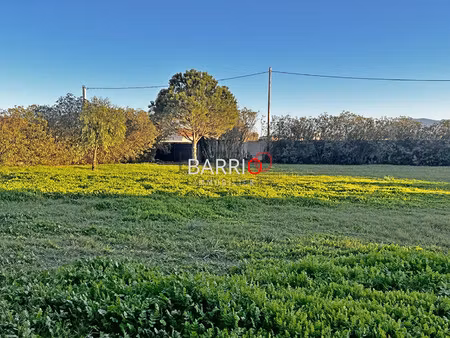 elne/st cyprien - terrain 825m² constructible  viabilisé