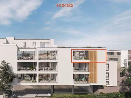 ruim nieuwbouwappartement met 2 slaapkamers en een mooi terras