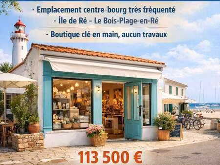 vente bureaux et commerces au bois-plage-en-ré (17580) : à vendre / 36m² le bois-plage-en-