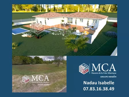 vente terrain 600 m² reignac (33860)