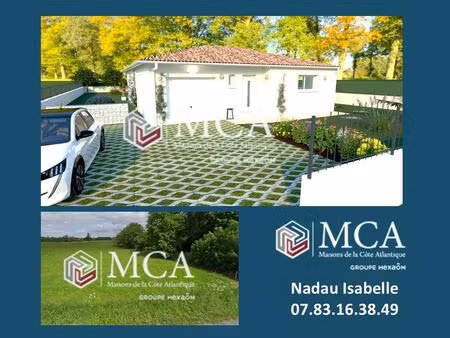 terrain à bâtir à cavignac (33620)