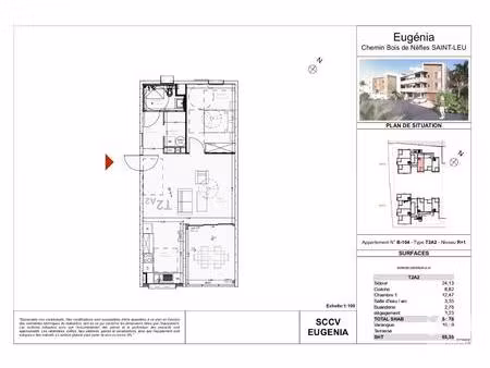 vente appartement 2 pièces