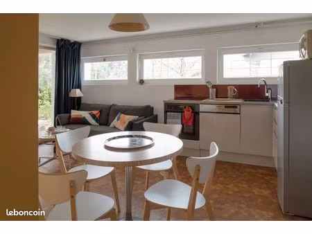 loue appartement t2 45m² avec terrasse et jardin - moyenne durée - brison-saint-innocent (