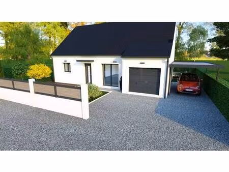 terrain avec maison neuve à vendre