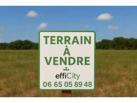 terrain constructible viabilisé à vendre