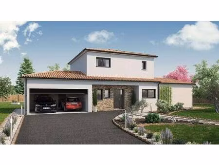 terrain avec maison neuve à vendre