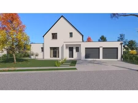 terrain avec maison neuve à vendre