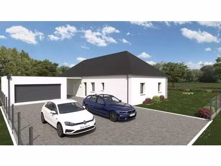 terrain avec maison neuve à vendre