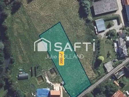 terrain constructible à vendre