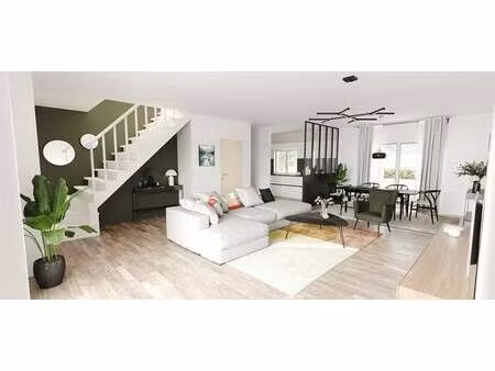 terrain avec maison neuve à vendre