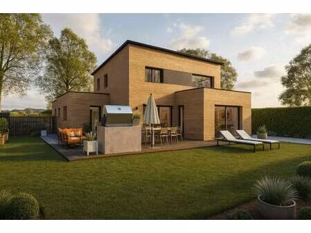 terrain avec maison neuve à vendre