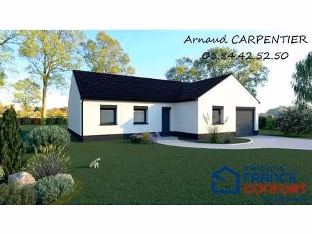 terrain avec maison neuve à vendre