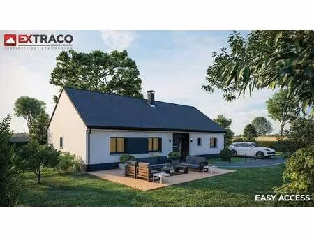 terrain avec maison neuve à vendre