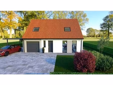 terrain avec maison neuve à vendre