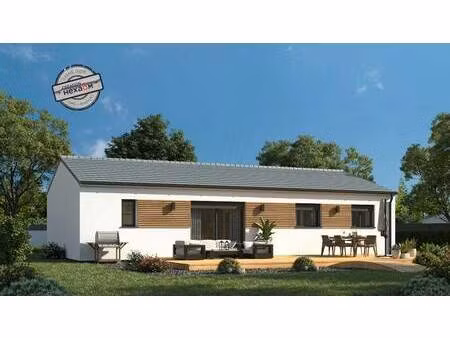 terrain avec maison neuve à vendre