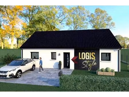 terrain avec maison neuve à vendre
