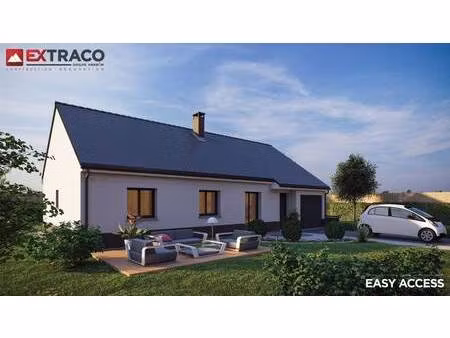 terrain avec maison neuve à vendre