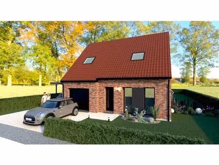 terrain avec maison neuve à vendre