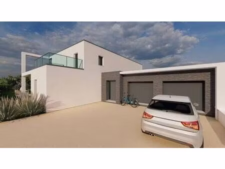 terrain avec maison neuve à vendre