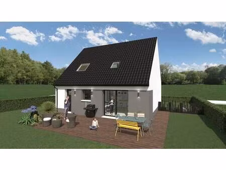 terrain avec maison neuve à vendre