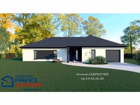 terrain avec maison neuve à vendre