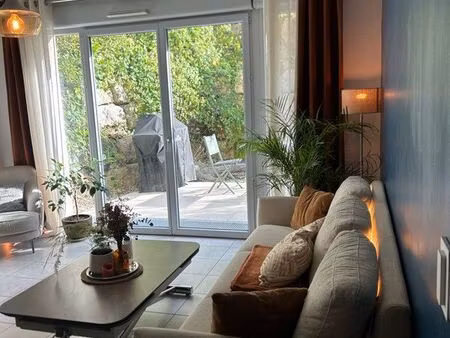 à vendre – appartement t2 en rez-de-jardin au calme saint-cyr-au-mont-d’or