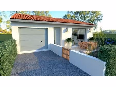 terrain avec maison neuve à vendre