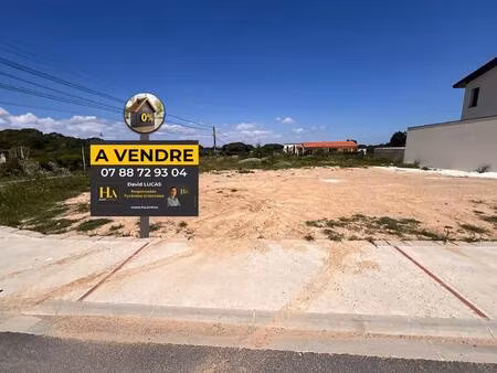 terrain constructible viabilisé à vendre
