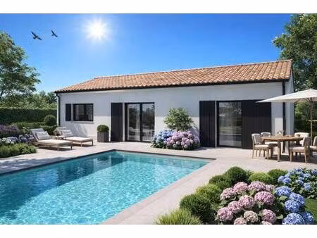 terrain avec maison neuve à vendre