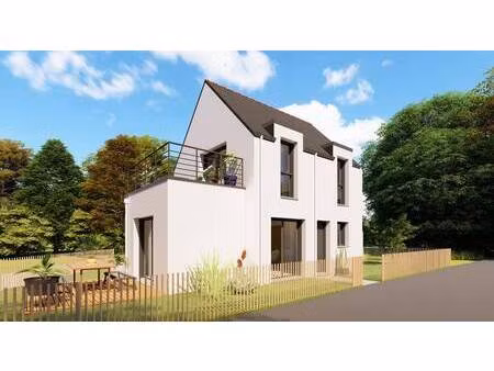 terrain avec maison neuve à vendre