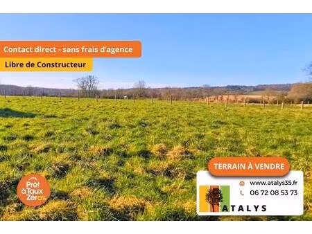 terrain constructible viabilisé à vendre